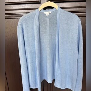 JJill linen open cardigan Size Large